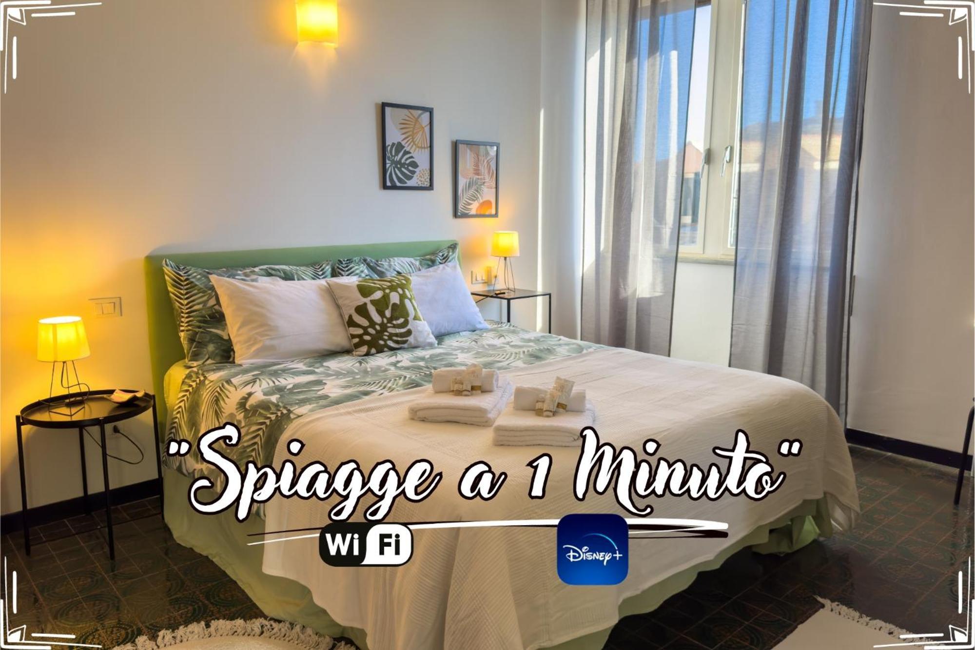 Beaches 1 Min Away - Free Wifi - Smart Tv - Ac Leilighet Albisola Superiore Eksteriør bilde